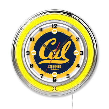 University of California 19" Neon Clock