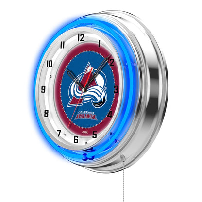 Colorado Avalanche 19" Neon Clock
