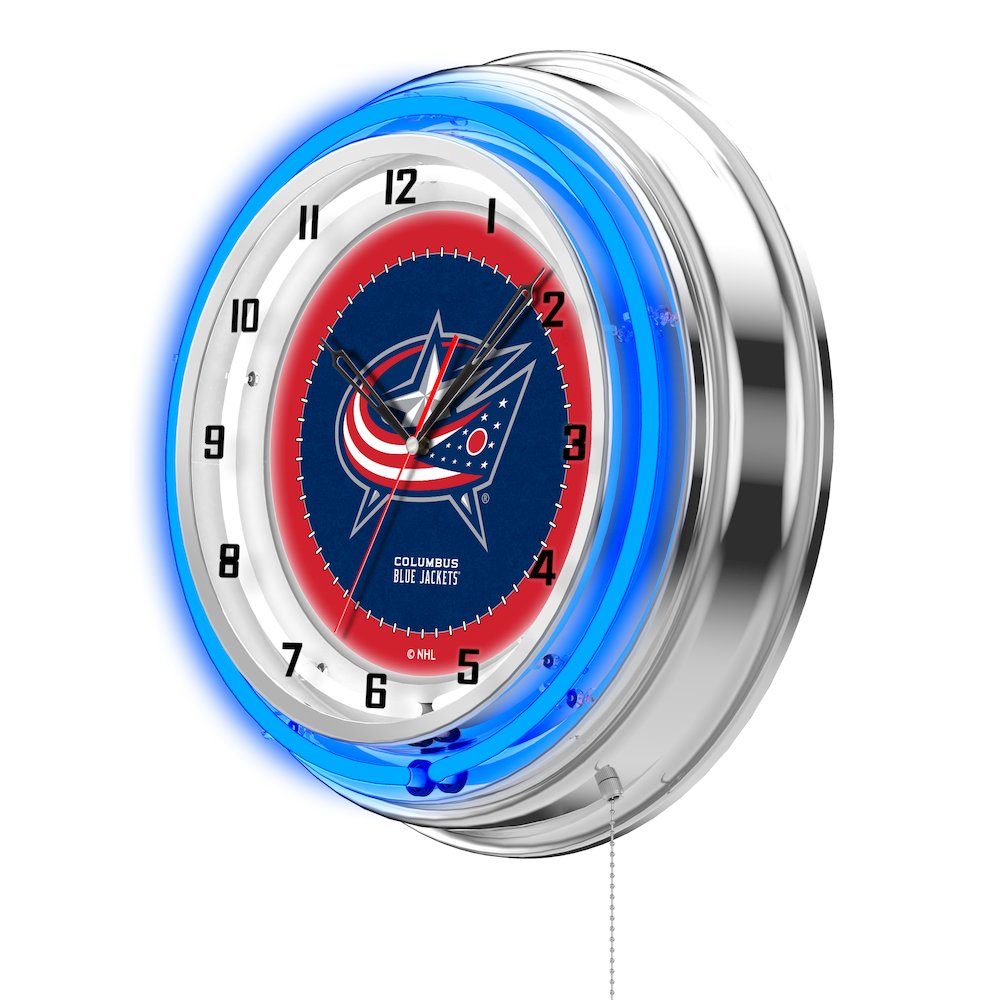 Columbus Blue Jackets 19" Neon Clock
