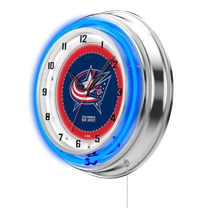 Columbus Blue Jackets 19" Neon Clock