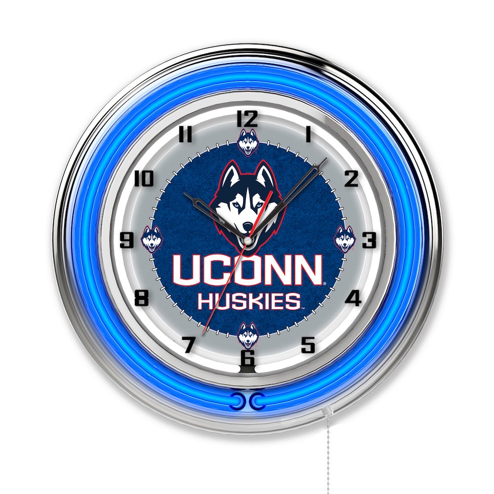 Connecticut 19" Neon Clock