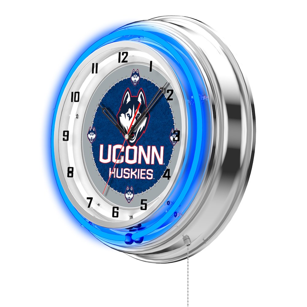 Connecticut 19" Neon Clock