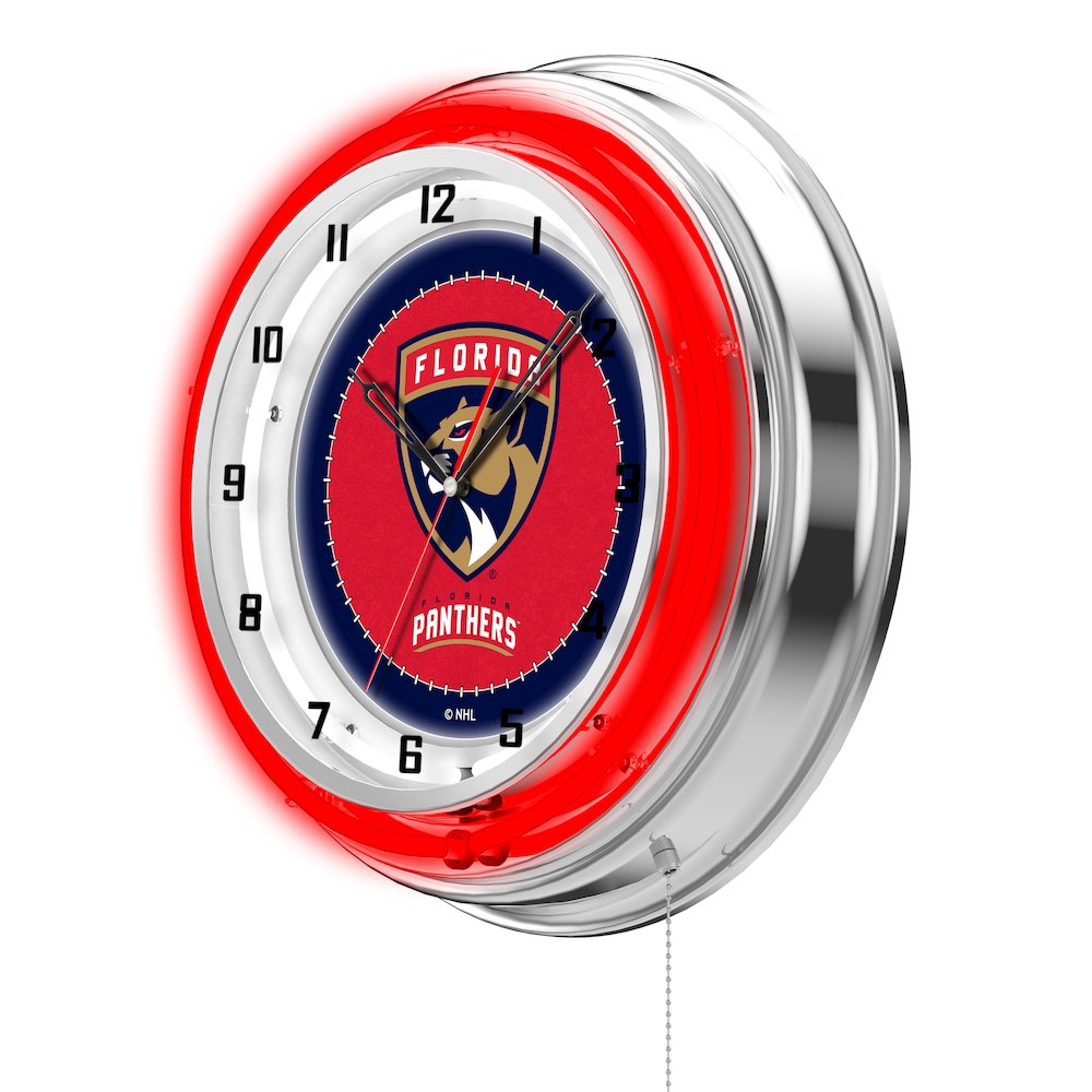 Florida Panthers 19" Neon Clock