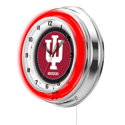 Indiana 19" Neon Clock