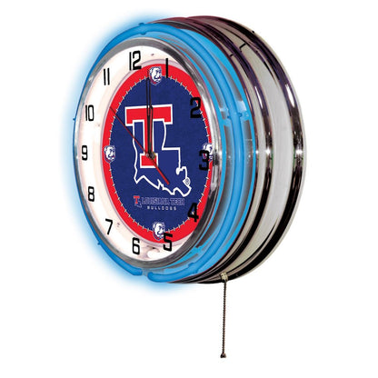 Louisiana Tech 19" Neon Clock