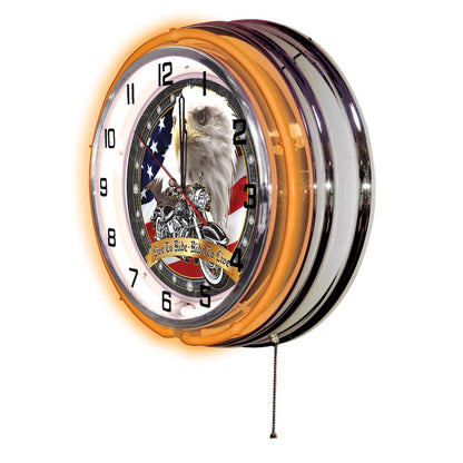 Live to Ride Neon Clock