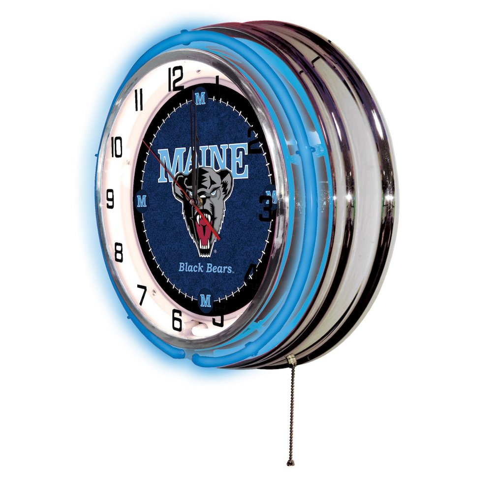 Maine 19" Neon Clock