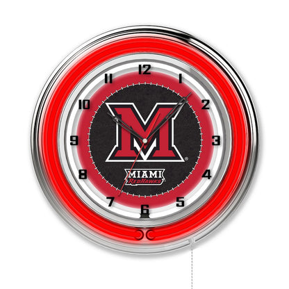 Miami (OH) 19" Neon Clock