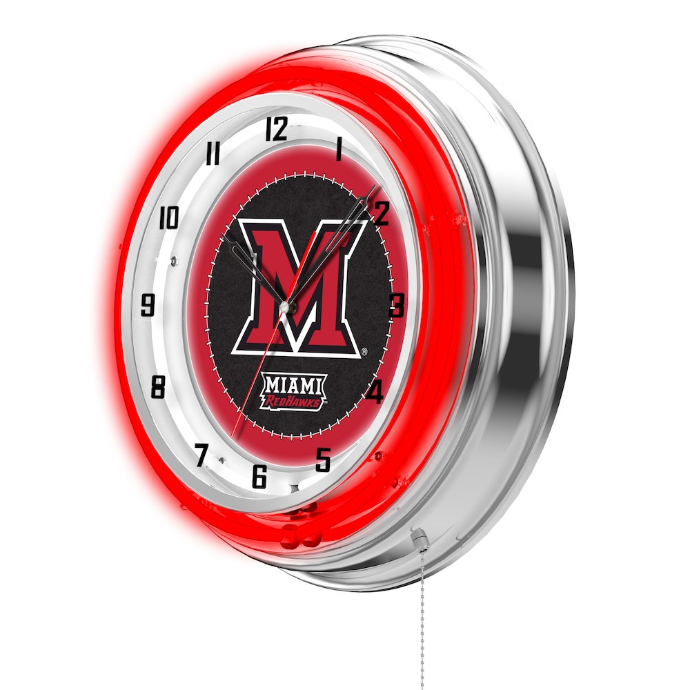 Miami (OH) 19" Neon Clock