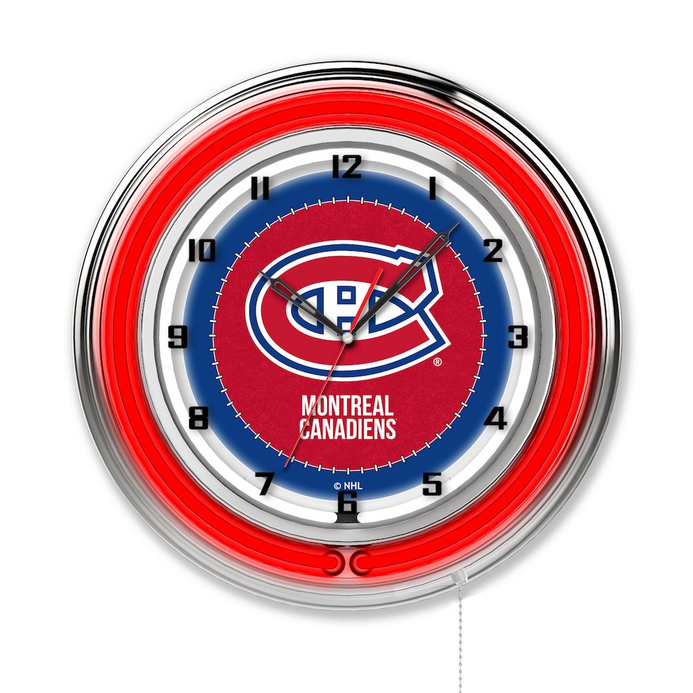 Montreal Canadiens 19" Neon Clock