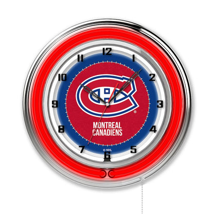 Montreal Canadiens 19" Neon Clock
