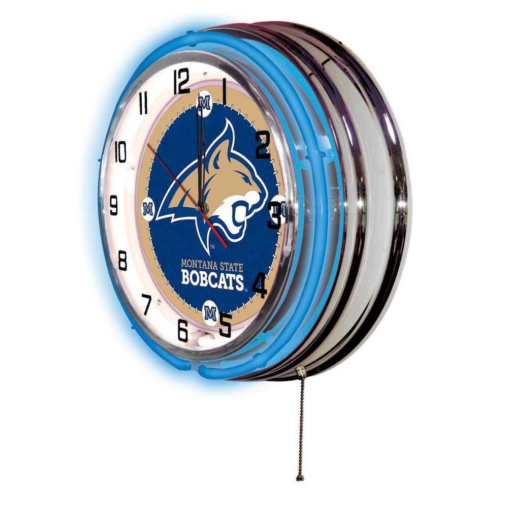 Montana State 19" Neon Clock