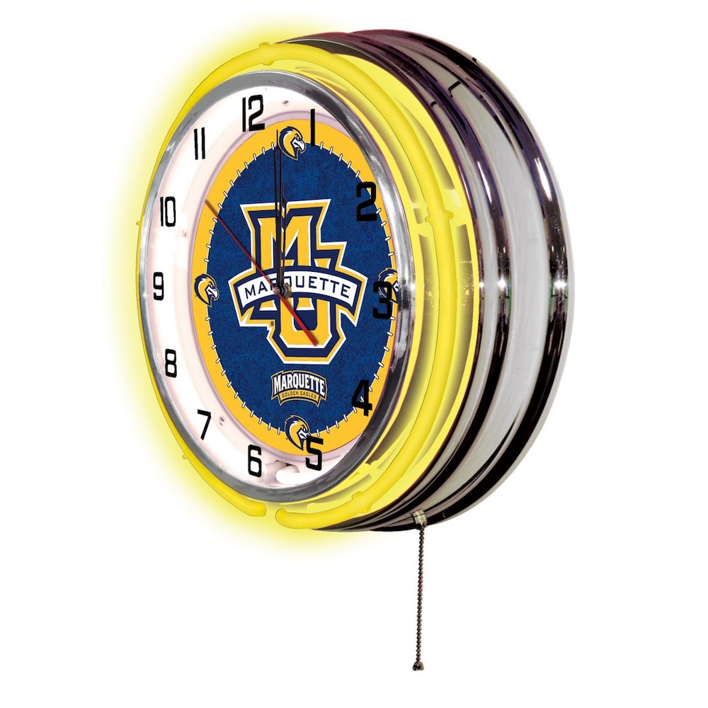 Marquette 19" Neon Clock