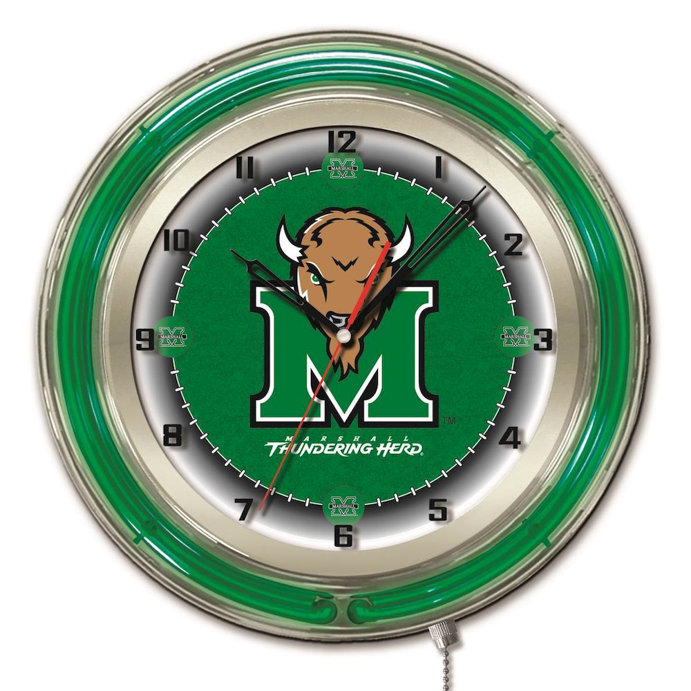 Marshall 19" Neon Clock