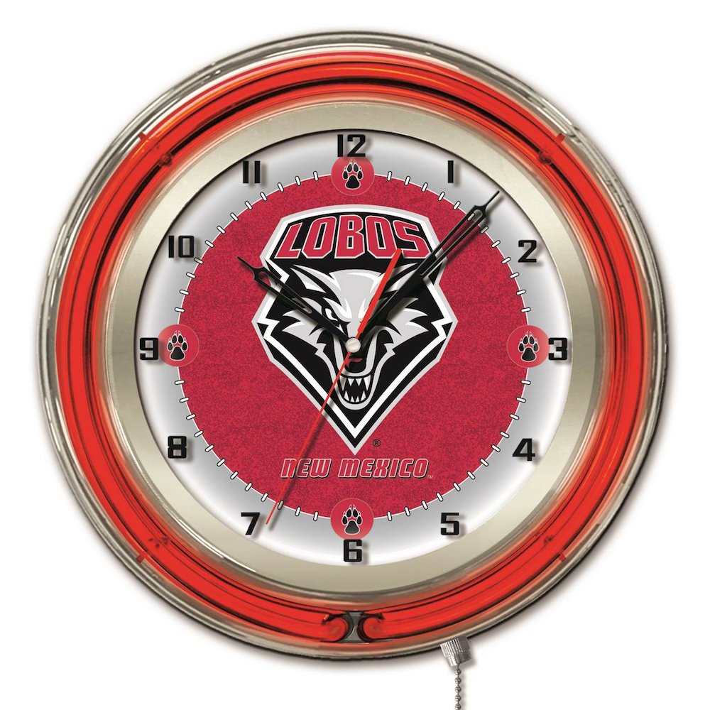 New Mexico 19" Neon Clock