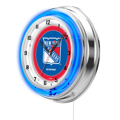 New York Rangers 19" Neon Clock