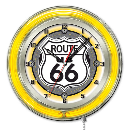 Route 66 Neon Clock