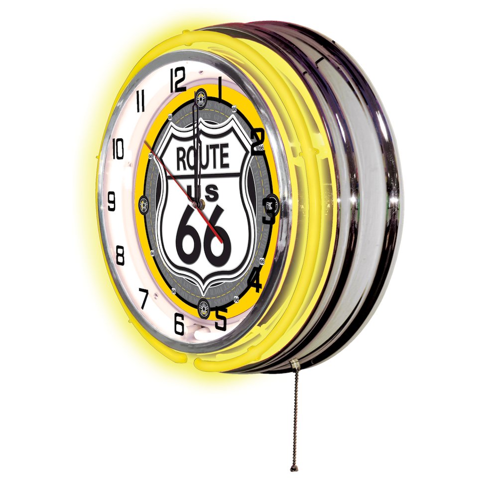 Route 66 Neon Clock