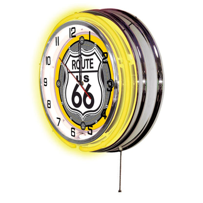 Route 66 Neon Clock