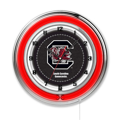 South Carolina 19" Neon Clock