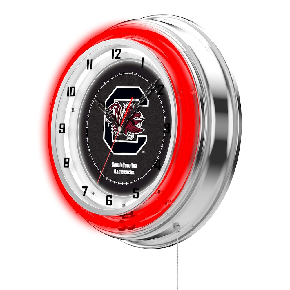 South Carolina 19" Neon Clock