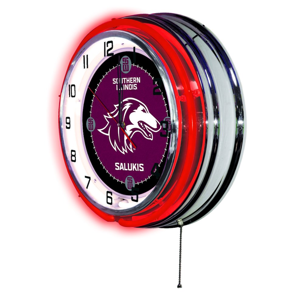 Southern Illinois 19" Neon Clock