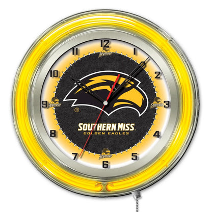 Southern Miss 19" Neon Clock