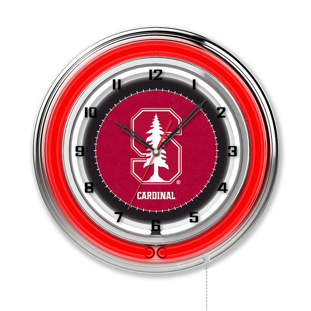 Stanford 19" Neon Clock