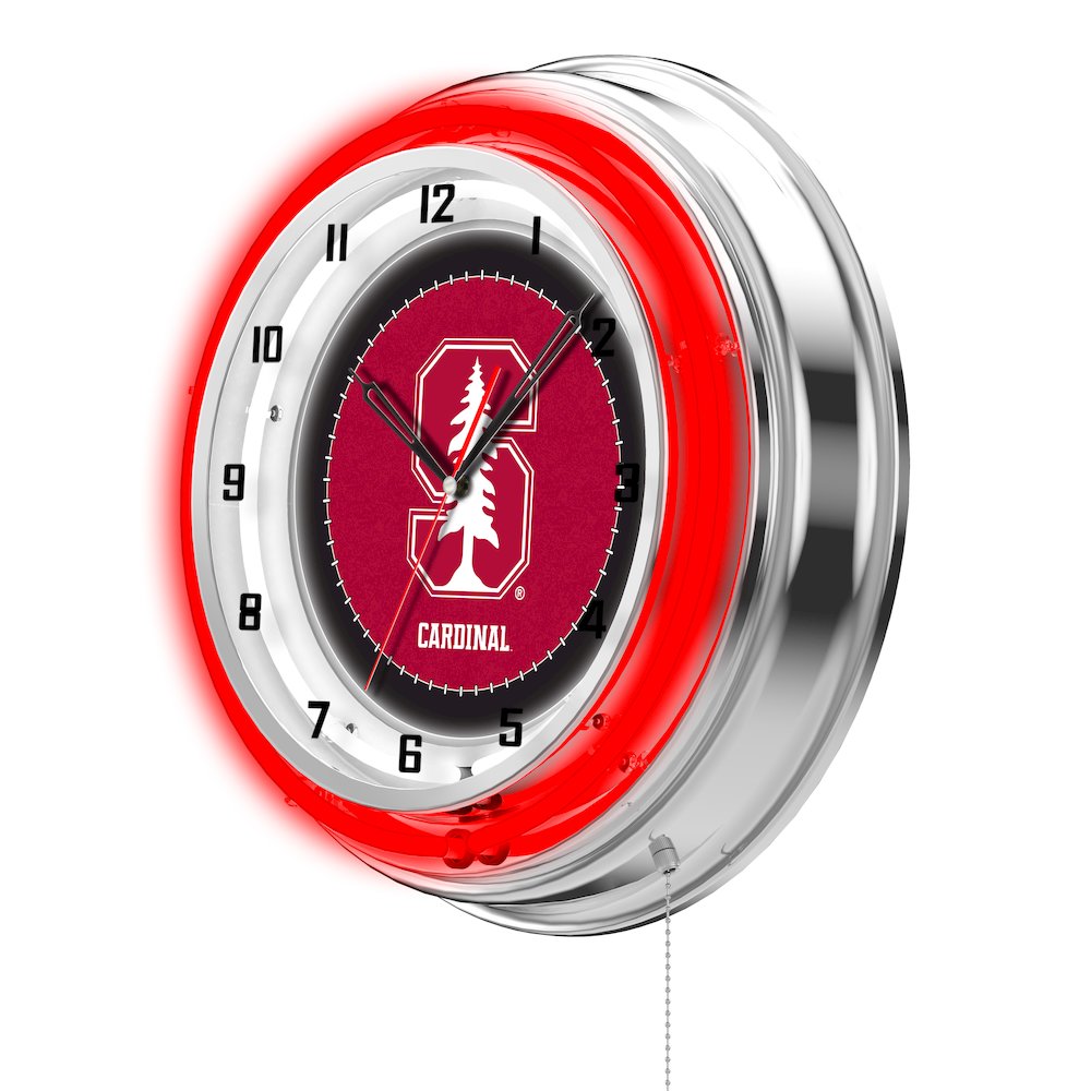 Stanford 19" Neon Clock