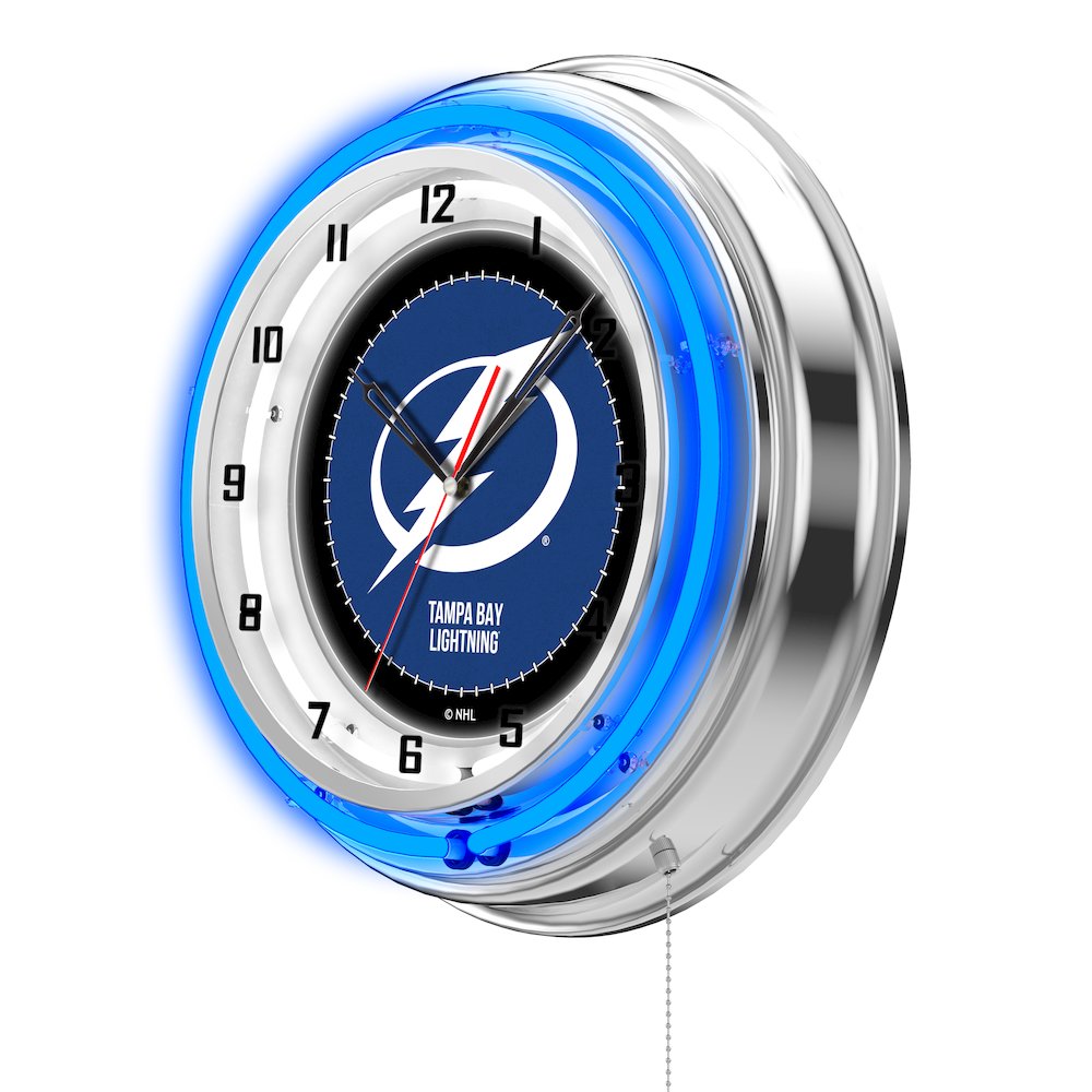 Tampa Bay Lightning 19" Neon Clock