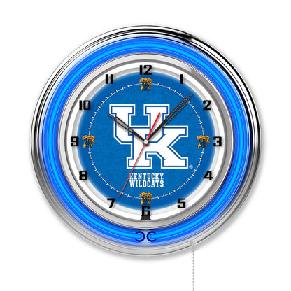 Kentucky "UK" 19" Neon Clock