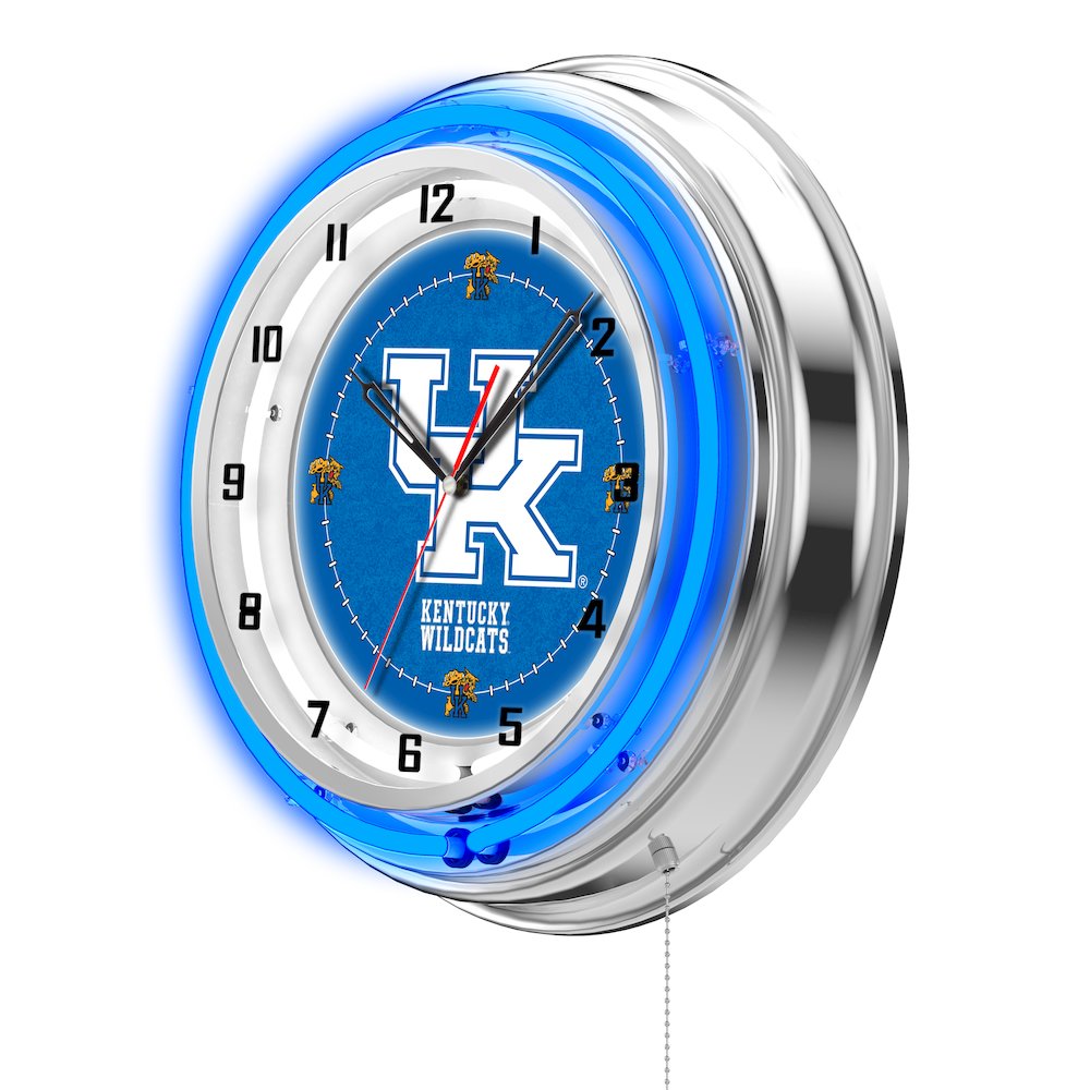 Kentucky "UK" 19" Neon Clock