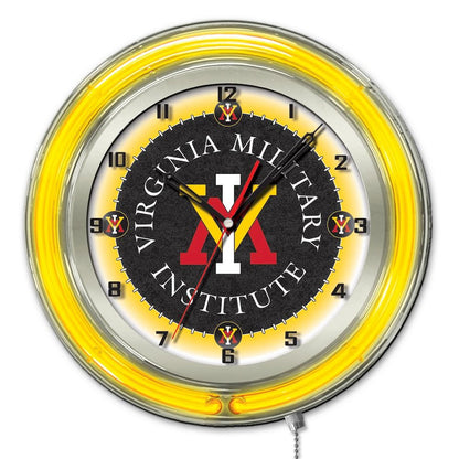 Virginia Military Institute 19" Neon Clock