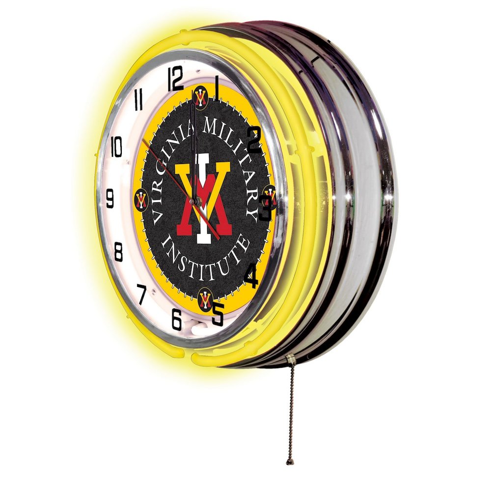 Virginia Military Institute 19" Neon Clock
