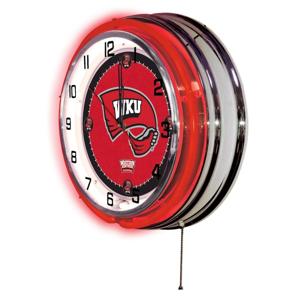 Western Kentucky 19" Neon Clock