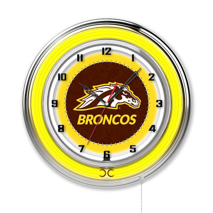 Western Michigan 19" Neon Clock