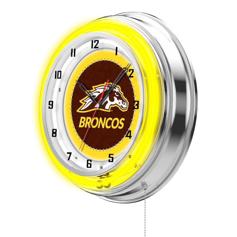 Western Michigan 19" Neon Clock