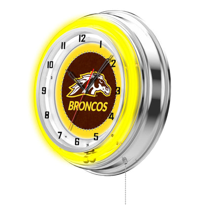 Western Michigan 19" Neon Clock