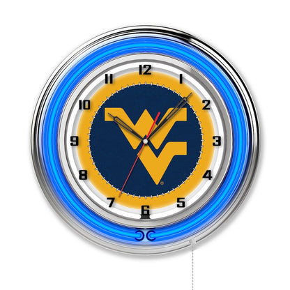 West Virginia 19" Neon Clock