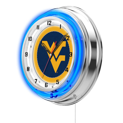 West Virginia 19" Neon Clock