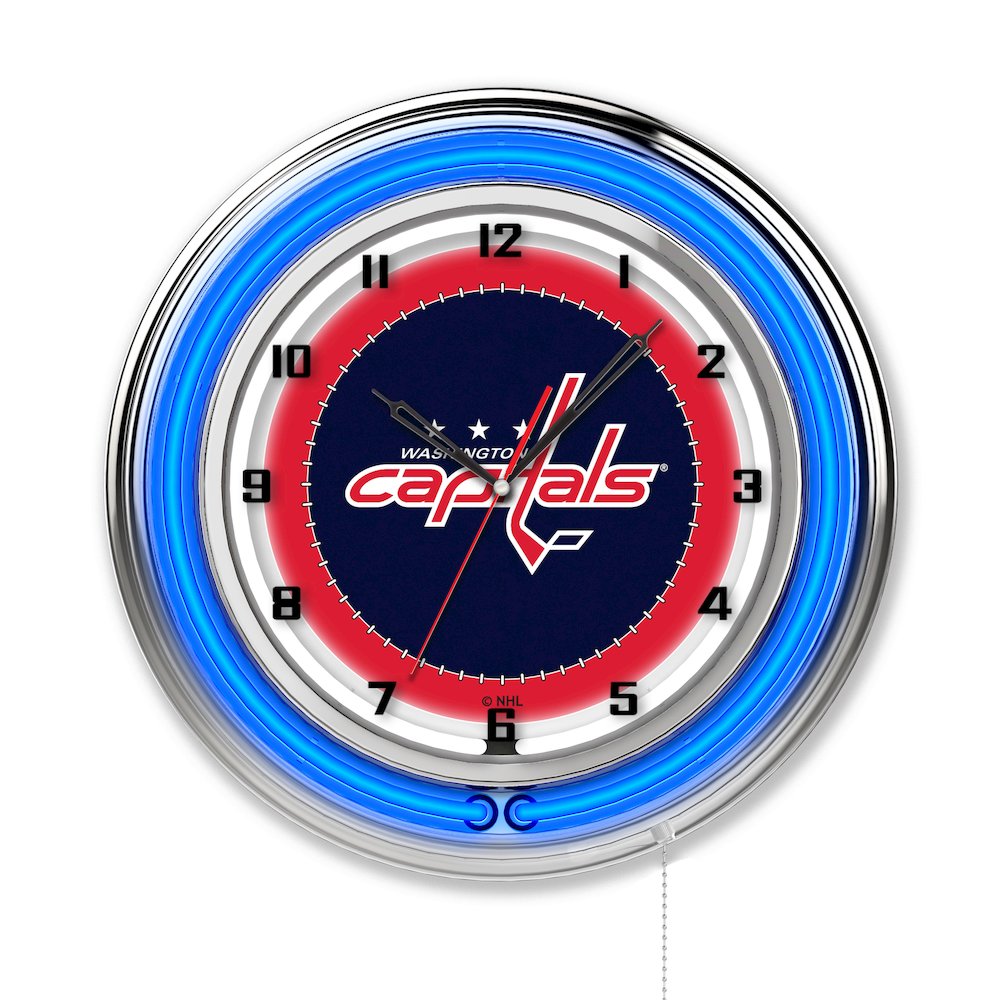 Washington Capitals 19" Neon Clock