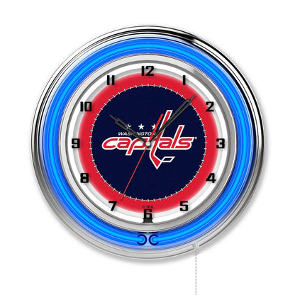 Washington Capitals 19" Neon Clock