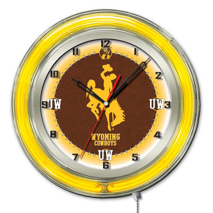 Wyoming 19" Neon Clock