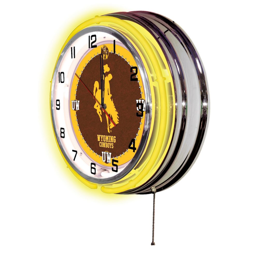 Wyoming 19" Neon Clock