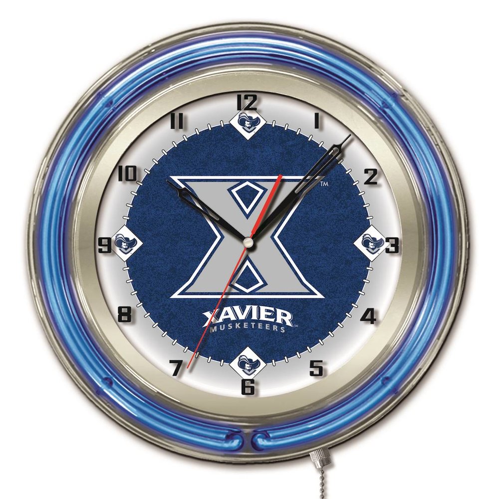 Xavier 19" Neon Clock