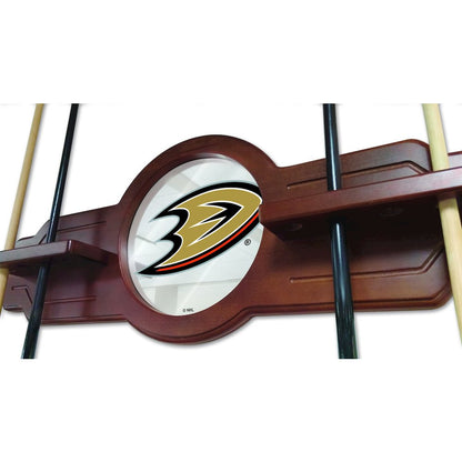 Anaheim Ducks Cue Rack in Black Finish