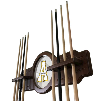 Appalachian State Cue Rack in Black Finish