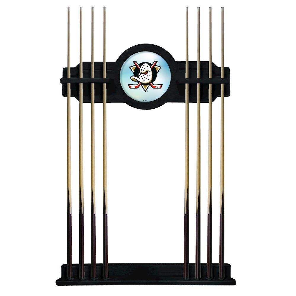 Anaheim Ducks Cue Rack in Black Finish