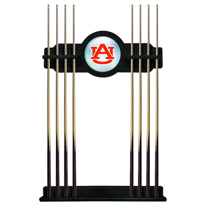 Auburn Cue Rack in Black Finish