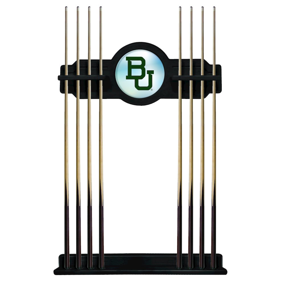 Baylor Cue Rack in Black Finish
